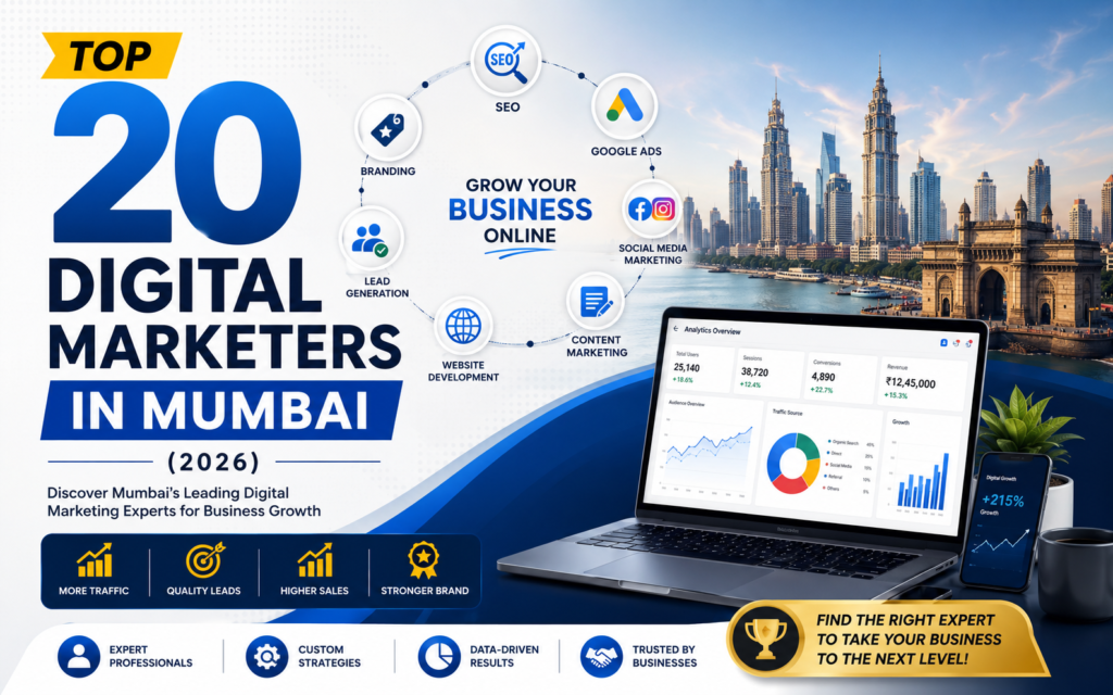 Top 20 Digital Marketers in Mumbai (2026 Updated List)